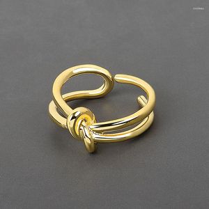 Anéis de cluster Boho Vintage Big Bow Anel para Mulheres Homens Antique Knuckle Dedo Jóias Anillos 2023