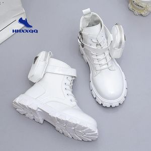 Boots Winter Children Shoes PU Leather Waterproof Plush Boots Kids Snow Boots Brand Girls Boys Casual Boots Fashion Sneakers 231005