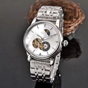 Boutique men's watch 316 stainless steel strap 2-pin semi-flywheel men's watch diameter 41mm3211