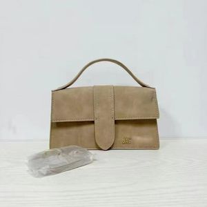 2023 Ny modevävningsdesignväska Le Grand Bambino Women's Handbag Vintage Handväska Suede Luxury Bag Wallet Crossbody Bag Axel väska med låda