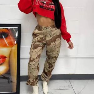 woman Jeans camouflage pants Pants Gall erye's Sweatpants Dept Speckled Letter Print Men's Women's Couple Loose Versatile Casual Straight