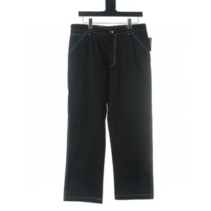 Pantaloni taglie forti da uomo Girocollo ricamato e stampato in stile polare estivo con puro cotone da strada 4q1et