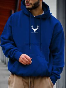 Herrtröjor tröjor enkla gevär trycker mens hoodies casual street stil kläder varm försäljning kreativ pullover pocket höst och vinter hoody x1005