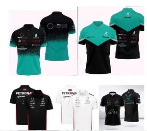 Summer F1 lapel POLO shirt new racing short sleeve same custom