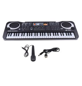 61 teclas de música digital teclado eletrônico placa chave piano elétrico crianças presente escola ensino música kit8913758