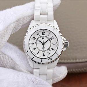 Aaa relógios de pulso genuíno cerâmica preto branco ceramica relógio masculino moda simples quartzo senhora elegante vestido negócios watche
