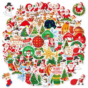 100pcs Christmas Stickers and Decals Not Repeated Vinyl Stickers Pack for Cars Motorcycle Water Bottle Laptop Macbook Suitcase