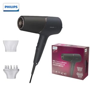 Hair Dryers BHD538 Electric Dryer with Air Diffuser Collecting Fast Dry Foldable Handle Professional Blow 2200W 230928