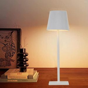 Lampy stołowe plisowana Lampa o wysokiej stopie - Minimalistyczna konstrukcja wielokrotne tryby oświetlenia Wydłużona żywotność baterii DIY