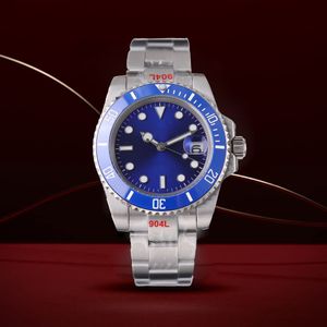 Avanço de pulso Sapphire Glass Man Watch Classic 904L Aço inoxidável Strap Luxury Mens Mecânico Automático Vento Defino Assista a relógios de pulso de alta qualidade