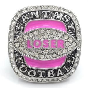 Fantasy Football Loser Championship Trophy Ring Last Place Award för liga storlek 9 11 13262Q