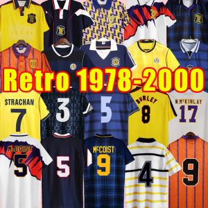 نهائيات الرجعية لكرة القدم قمصان McCoist Gallacher Lambert Classic Vintage Leisure Football Shirt 88 89 91 93 94 96 98 00 1978 1986 1988 1991 1996 1998 2000 1989