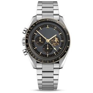Top Brand Swiss Watches For Men Apollo 11 50 -årsjubileum DEISGNER Watch Quartz Movement All Dial Work Moonshine Dial Speed ​​Montr204f