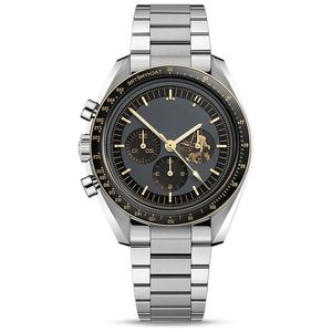 Orologi svizzeri delle migliori marche da uomo Apollo 11 50 ° anniversario deisgner orologio movimento al quarzo tutto quadrante lavoro quadrante chiaro di luna velocità montr204f