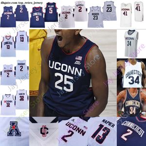 Connecticut UConn Huskies basket Jersey NCAA College Isaiah Whaley Hawkins Samson Johnson Rahsool Diggins Corey Floyd Jr. Matt Garry Andrew Hurley Walker