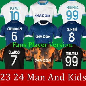 2023 2024 Maillot Futbol Forması Ayak Hakkili Guendouzi Alexis Payet Clauss Futbol Gömlek Erkekler Erkek Çocuklar Veretout Undervitinha Hayranlar Oyuncu