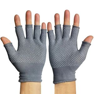 Cycling Gloves Anti-slip Sports Yoga Men Women Half Finger Breathable Anti-shock Bicycle Fishing 231005