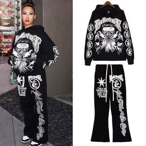 Hell Star Hellstar Hoodie Hoodies Designer Hoodie Pants Fashion Streetwear 480g Quality Cotton Top Version Wholesale 2 Pieces 10% Off