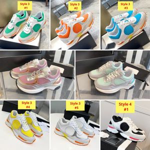 Sneakers Casual Shoes Reflective Shoes Trainers Leisure Shoe Vintage Suede Leather Sneaker Patchwork Platform Lace-Up Print