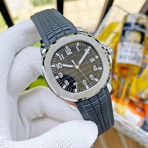 10色ブランドウォッチ40mm Aquanaut Automatic 5167a 2813 Shanghai Movement Steel Case Comfort Rubber Strap Original Buckle277c