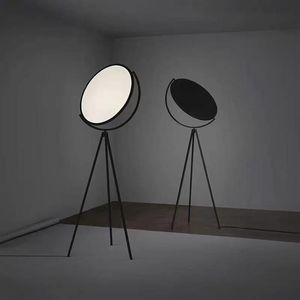 Floor Lamps Superloon LED Lamp Retro Tripod Art White Bblack Nordic Decoration Bedside Restaurant Living Room Standing280K