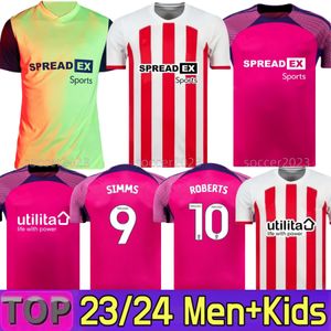 4xl XXXL 23 24 SUNDERLAND HOME SOCCER Jerseys Stewart Simms Roberts Amad Clarke Dajaku Embleton Evans O'Nien Football Shirt Pritchard Mens Kids