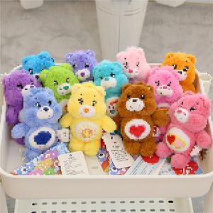 Cute Little Bear Plush Keychain Toy Spot Wholesale Valentine's Day Girl Gift Love Little Bear Backpack Pendant