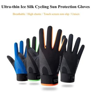 Luvas de ciclismo homens motocicleta dedo cheio tela toque bicicleta mtb ginásio treinamento verão ao ar livre pesca mão guantes 231005