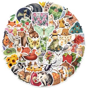 50 PCS Mixed Graffiti Stickers Mystery Forest Illustration For Car Laptop Fridge Helmet Ipad Bicycle Phone Motorcycle PS4 Book Pvc DIY Toys Kids Decals