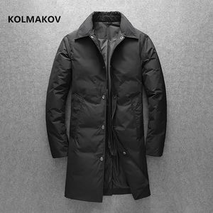 Męskie Parkas 2023 Przyjazd zimowy 90 Biała kaczka kurtki męskie męskie moda zagęszcza ciepły parkas rozmiar mxxxl 4xl 230928