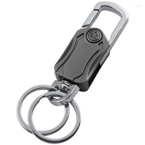 Keychains Creative Multi-functional Finger Top Key Chain Bottle Opener Keyring Male And Female Metal Car Buckle Gift Wholesale