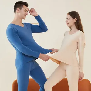 Men's Thermal Underwear Winter Men Set Women Clothing Warm Suit Long Sleeve Top Pants Mens Undershirt