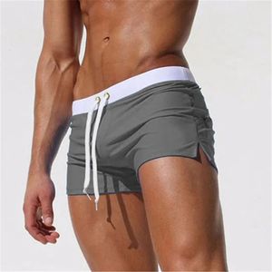 Roupa de banho masculina sexy calções de banho maiô quente cuecas de praia shorts