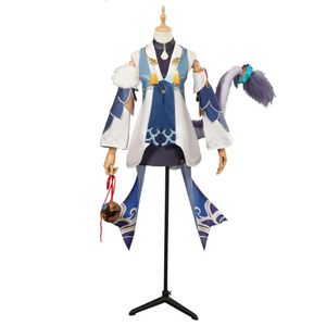 Bailu Honkai: Star Rail Cosplay Costume Woman Star Rail Costume Bailu Dress Anime Halloween Rollspel Fancy Dress Masquerade