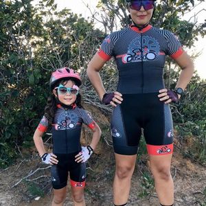 Cykelbyxor Summer Cykling Parent Child Clothing Triathlon Bike Riding Short Bicycle Jersey Kids Road Sports Racing Wear 231005