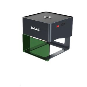 Phezer mini logotipo marca impressora cortador de madeira plástico dj6 cnc diy máquina gravação a laser 3000mw daja escritório eletrônica