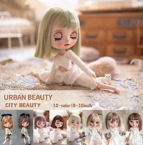 Dolls BJD Doll Accessories Wigs High Temperature Silk Fashion Short Hair Super Straight For Cutes Girls Gifts 230928