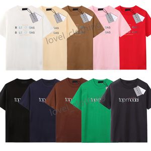 T-Shirts für Herren und Damen, Designermode, kurzärmelige Oberteile, Bekleidungsmarke, Rundhalsausschnitt, Freizeit, Sommer, lockerer Buchstabendruck, Baumwoll-T-Shirt, Luxus-Größe XS-XL-14