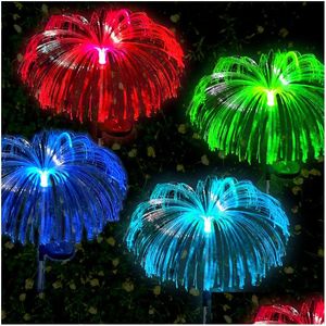 Garden Decorations Solar Led Jellyfish Light Lawn Lamp Outdoor Waterproof Landscape For Yard/Pathway/Garden/Holiday Decor Atmosphere Otic1