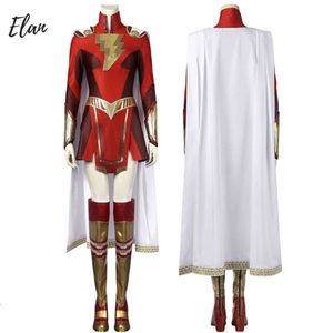 Costume cosplay Red Woman Mary Bromfield Costume cosplay Costume da sorella di Billy con stivali