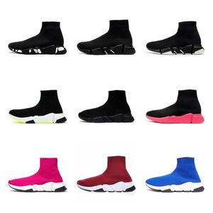 Uomo Donna Scarpe casual Designer Calzini in inverno Speeds 2.0 Platform Sneaker Boots S Nero Bianco Light Ruby Scarpe da ginnastica di lusso Running Fashion Sport Sneakers