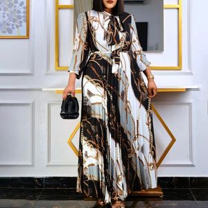 Plus size Dresses African Dress For Women Summer Fashion Dashiki Pleated Vestidos Spring Arrival Robe Elegant Party Maxi 231005