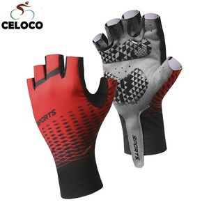 Cycling Gloves Touch Screen Long Half Fingers Gel Soft Sports MTB Road Bike Racing Glove Women Men Bicycle S02 Breaking 231005