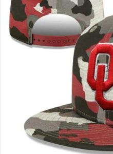 2023 Tüm Team Fan's USA Kolej Beyzbol Ayarlanabilir Sooners Şapkası Tarla Karışımı Sipariş Boyutu Kapalı Düz ​​Fatura Baskı Snapback Caps Kemik