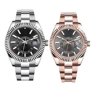 Sky Dweller Horloge Hoge aaa Kleine wijzerplaat Saffier Kalender 42 mm Horloge Roestvrij Skydweller Lichtgevend Waterbestendig Montre De Luxe dameshorloges diepzeehorloge dhgate