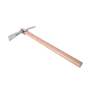 Ice Axes Portable Pickaxe Outdoor rostfritt stål Pure High Hardness Tree Root Digging Lamb 231005