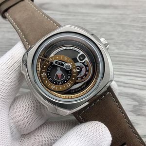 Zegarek 47 47 mm Q2 01 Mężczyźni zegarki 316L Automatyczny ruch mechaniczny ze stali nierdzewnej dla mężczyzny Special 21239N