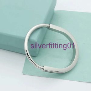 Titanium steel Bangle designer Lock Bracelet silver rose gold Bracelets for women jewelry