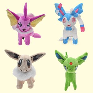 Wholesale Pocket series Stand color fox plush toy Children's game Playmate Holiday gift doll machine prizes