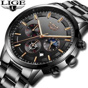 Relojes 2018 Watch Men Lige Fashion Sport Quartz Cloart Mens Watches Top Brand Luxury Business Waterfroof Watch Relogio Masculino C298E